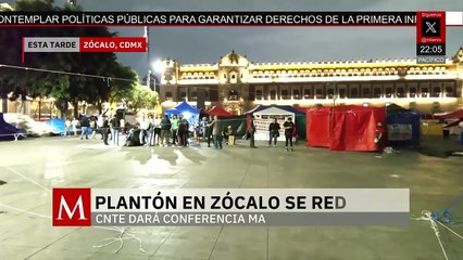La CNTE retira plantón del centro de CdMx, sin embargo la CETEG se mantendrá en la capital del país