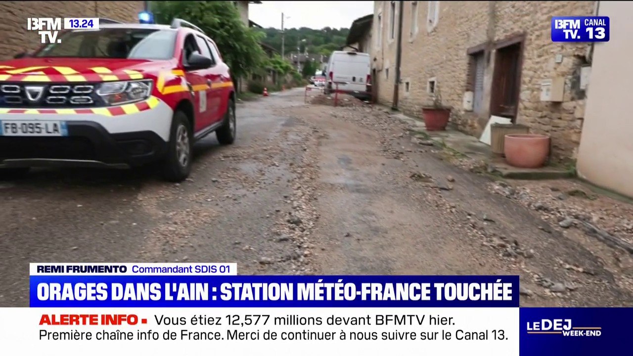 Orages dans l'Ain: les pompiers ont réalisé une...