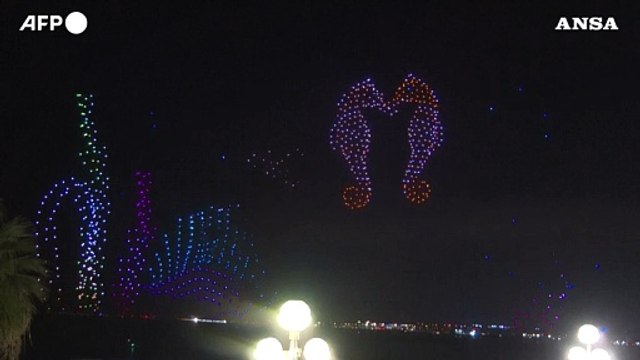 Nizza accende il cielo per la Conferenza Onu sugli Oceani
