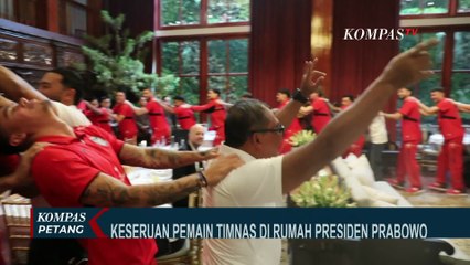 Momen Pemain Timnas Seru-Seruan di Rumah Prabowo hingga Dapat Jam Tangan Rolex