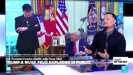 Trump-Musk feud highlights ‘violence’ of right-wing politics, expert says