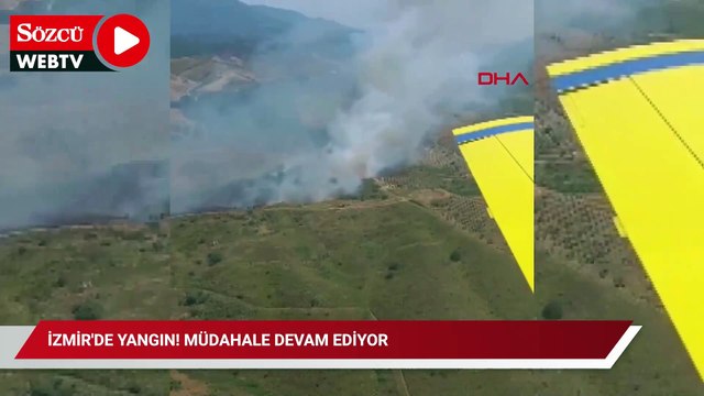 İzmir'de yangın! Müdahale devam ediyor