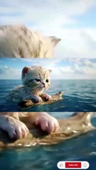 Lost Kitten Stranded at Sea: Heartwarming Rescue