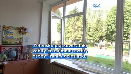Wojna w Ukrainie: ofiary śmiertelne i zniszczenia po piątkowych rosyjskich atakach