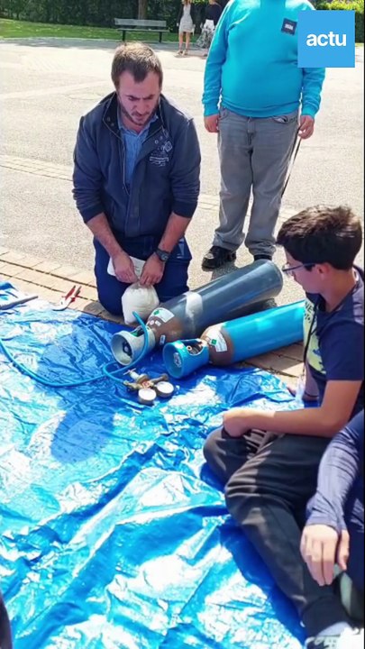 Des collégiens du Perche envoient un ballon dans la stratosphère