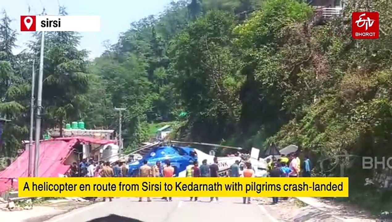 Helicopter With Pilgrims On Way To Kedarnath Crash-Lands On Road