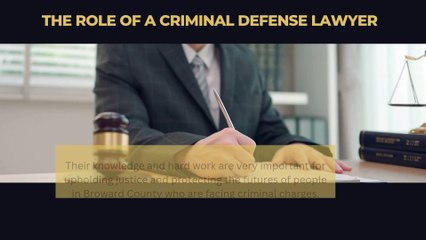 Criminal Defense Attorney Fort Lauderdale