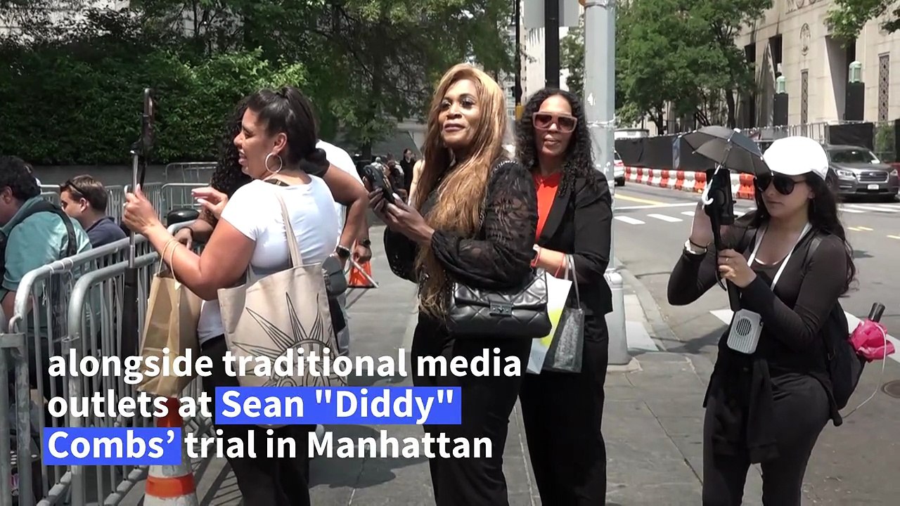 Influencers rush to cover trial of Sean 'Diddy' Combs and gain 'whole bunch' of followers