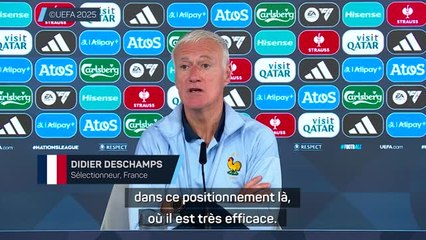 Bleus - Deschamps confirme Mbappé en 9 : “Il n’est pas meilleur buteur européen pour rien”
