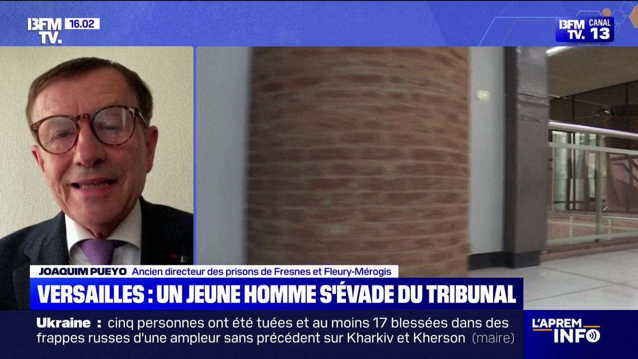 Évasion au tribunal de Versailles: "Il faut regarder la sécurisation des tribunaux", Joaquim Pueyo (ancien directeur des prisons de Fresnes et Fleury-Mérogis)