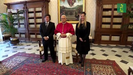 León XIV y Milei abordan la cohesión social y el viaje a Argentina del pontífice