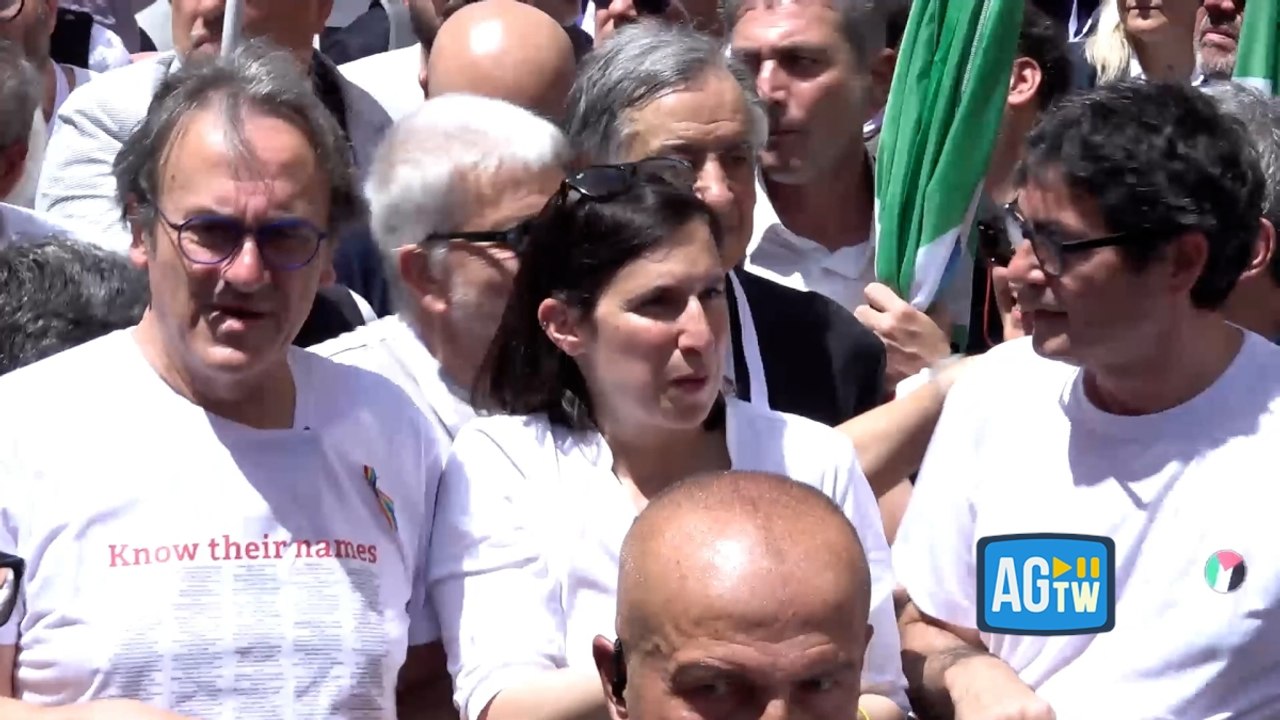 Corteo per Gaza, i leader di Avs, M5s e Pd: «La piazza dell'umanità per dire basta al massacro dei palestinesi»