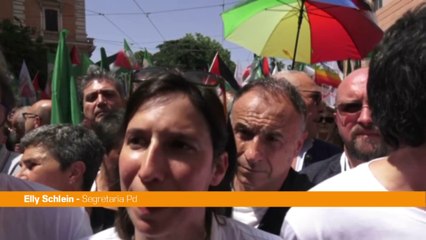 Corteo per Gaza, Schlein "Enorme partecipazione, stop al massacro"