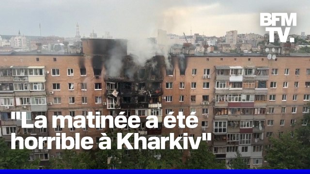 Ukraine: Kharkiv ciblée par une attaque massive de drones et missiles russes
