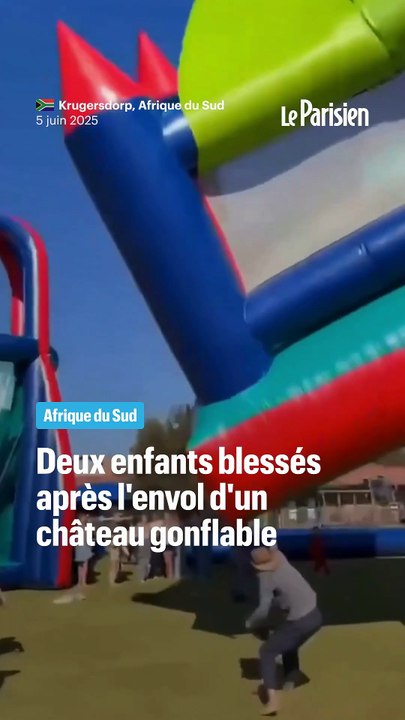 Deux enfants blessés après l'envol d'un château gonflable