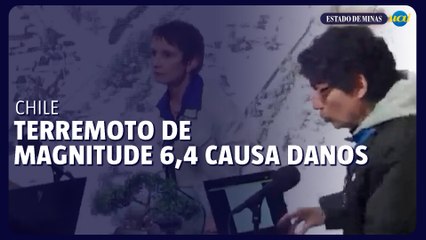 Terremoto de magnitude 6,4 causa danos no norte do Chile