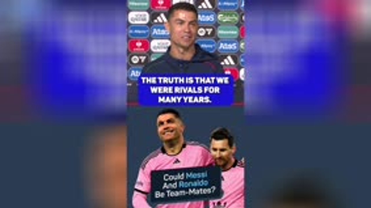 Could Ronaldo and Messi become team-mates?