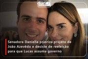 Senadora Daniella prioriza projeto de João Azevêdo e desiste de reeleição para que Lucas assuma governo