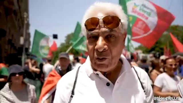 I manifestanti per Gaza: Speriamo si dia un segno per dire basta