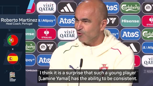 Martinez shocked by consistency of 'unique' Yamal