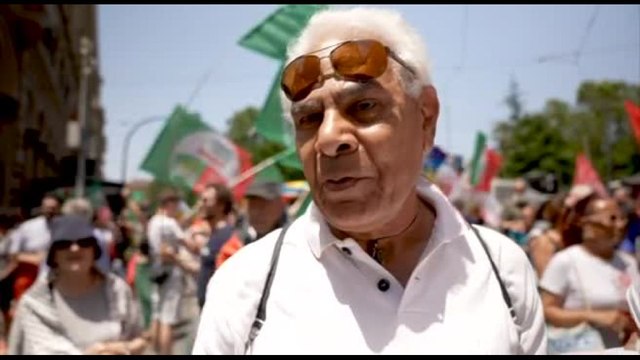 I manifestanti per Gaza: Speriamo si dia un segno per dire basta