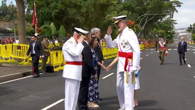 Miles de personas salen a las calles para celebrar junto a Reyes el Día de las Fuerzas Armadas