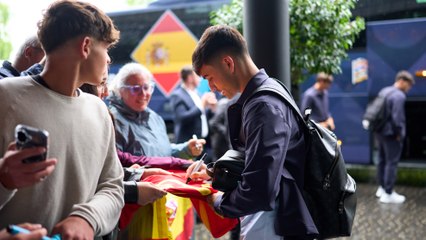 La selección española ya esta en Munich 