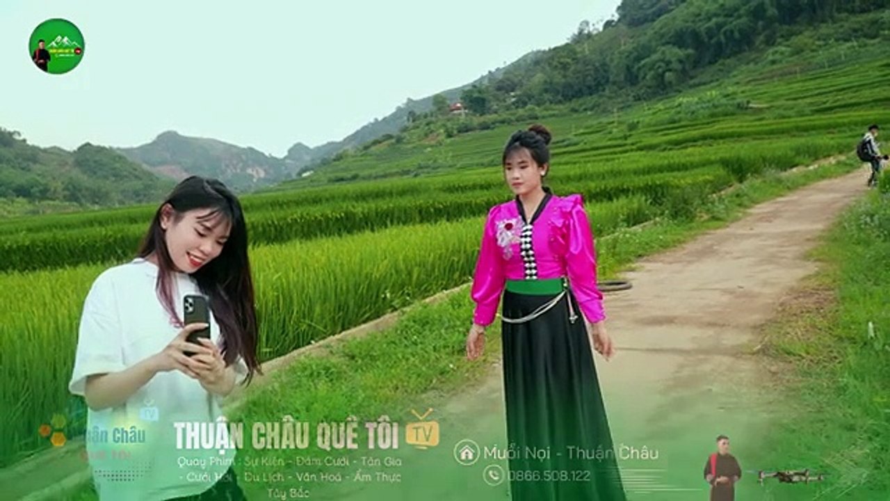 Let's see the beauty of my village "beautiful black Thai girl live music northwest