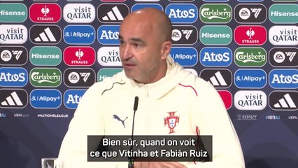 Ballon d'Or - Roberto Martínez : "Vitinha et Fabián Ruiz devraient être pris en considération"