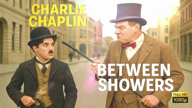 CHARLIE CHAPLIN 💥 Between Showers (1914) 💥Colorized 💥Colorisée 💥(HD 1080p) 💥