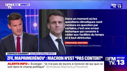 Suppression des ZFE, suspension de MaPrimeRénov'... Le coup de colère d'Emmanuel Macron dans les colonnes de la presse régionale