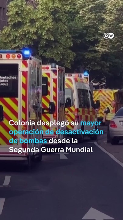 Alemania: gran operación para desactivar tres bombas de la Segunda Guerra Mundial