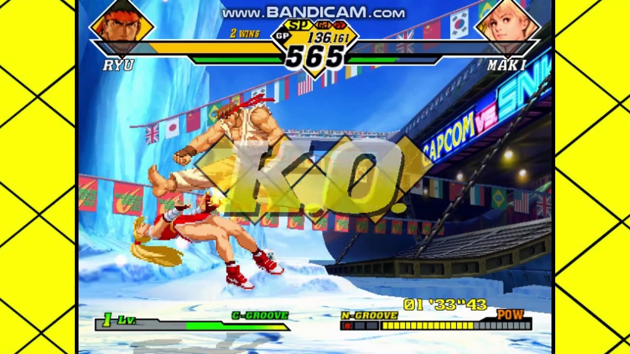 Capcom vs SNK 2 Ryu Survivor Mode