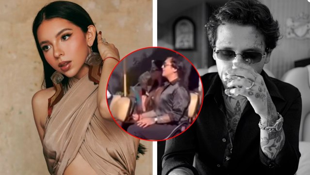 Ángela Aguilar se trae cortito a Christian Nodal; se viraliza jaloneo de la cantante a su esposo