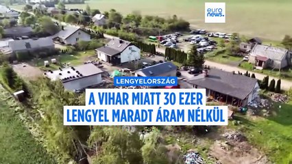 Harmincezer lengyel maradt áram nélkül a heves viharok miatt