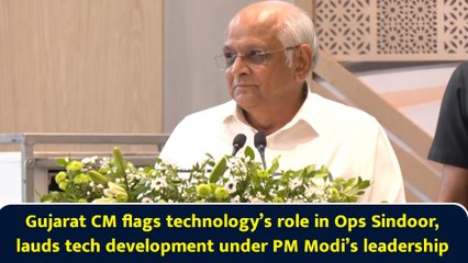Gujarat CM flags technology’s role in Ops Sindoor, lauds tech development under PM Modi’s leadership