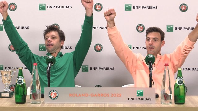Roland-Garros 2025 - Marcel Granollers et Horacio Zeballos titrés : Incroyable ! C'est une joie unique...