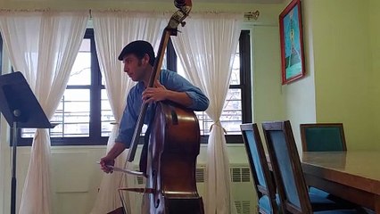 Corelli Sonata mov. 4 giga Double Bass William Ash
