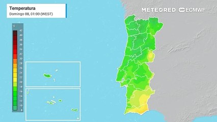 As temperaturas sobem nas próximas horas, podendo os termómetros chegarem aos 41ºC no Baixo Alentejo