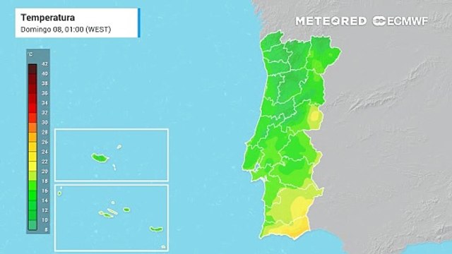 As temperaturas sobem nas próximas horas, podendo os termómetros chegarem aos 41ºC no Baixo Alentejo