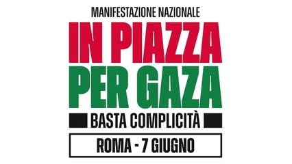 Roma - In Piazza per Gaza. L'intervento di Angelo Bonelli (07.06.25)