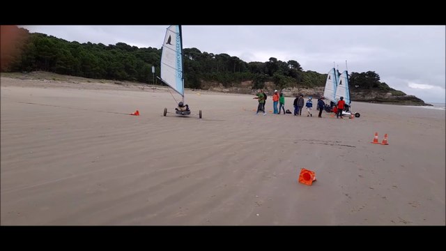 Classe de mer 2025 - CM1 et CM2 - Dernière séance de char à voile