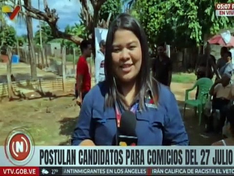 Cojedes | Comuneros participan en la postulación de candidatos para los comicios del 27 de julio