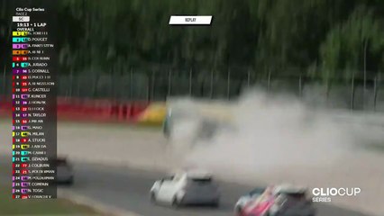 Clio Cup Europe 2025 Spa Race 2 McGovern Flip