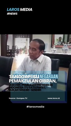 Tanggapi Isu Pemakzulan Gibra, Jokowi : Pemilihan Presiden Di Indonesia Kan Satu Paket, Bukan Sendiri-sendiri