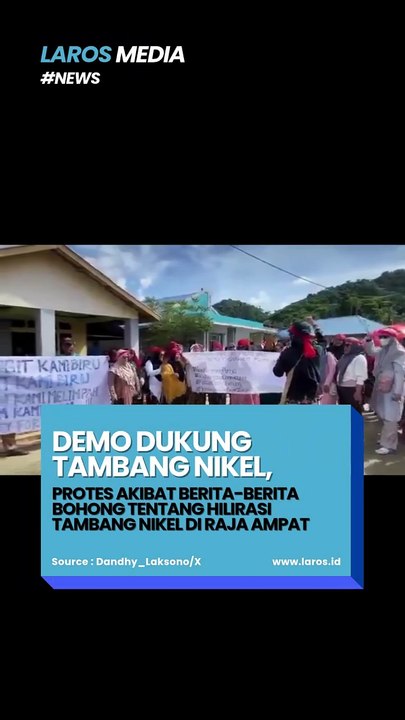 Demo Dukung Tambang Nikel, Protes Akibat Berita Hoax Tentang Tambang Nikel di Raja Ampat