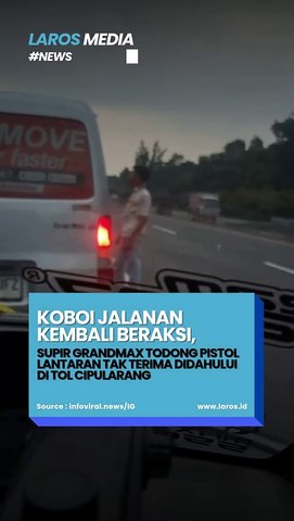 Koboi Jalanan Kembali Berulah, Todong Pistol Karena Tak Terima Didahului, Kejadian Di Tol Cipularang
