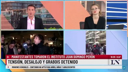 Era cantado: Robertito fue a cubrir la detención de Grabois y le dijeron "rosca floja"