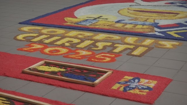 Alfombras del Corpus Christi llegan a la ciudad: una expresión de fe reconocida por la Unesco