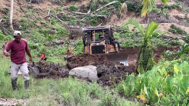 Steps for Servicing the D6R XL Bulldozer in Repairing Plantation Infrastructure